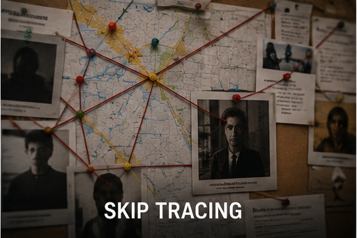 Florida skip tracing investigator locating a missing person or debtor